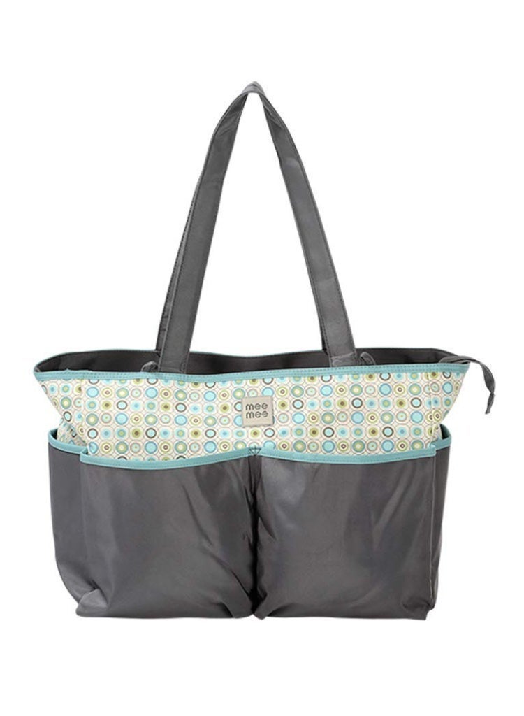 Mee Mee Nursing Diapers Bag |Adjustable Strap,Water&Stain Resistant BackPack |Spacious Bag With Multi Pockets for Keeping Milk Bottle With Diaper Changing Mat |All Baby Essentials In1 Bag (Black) - Image 4
