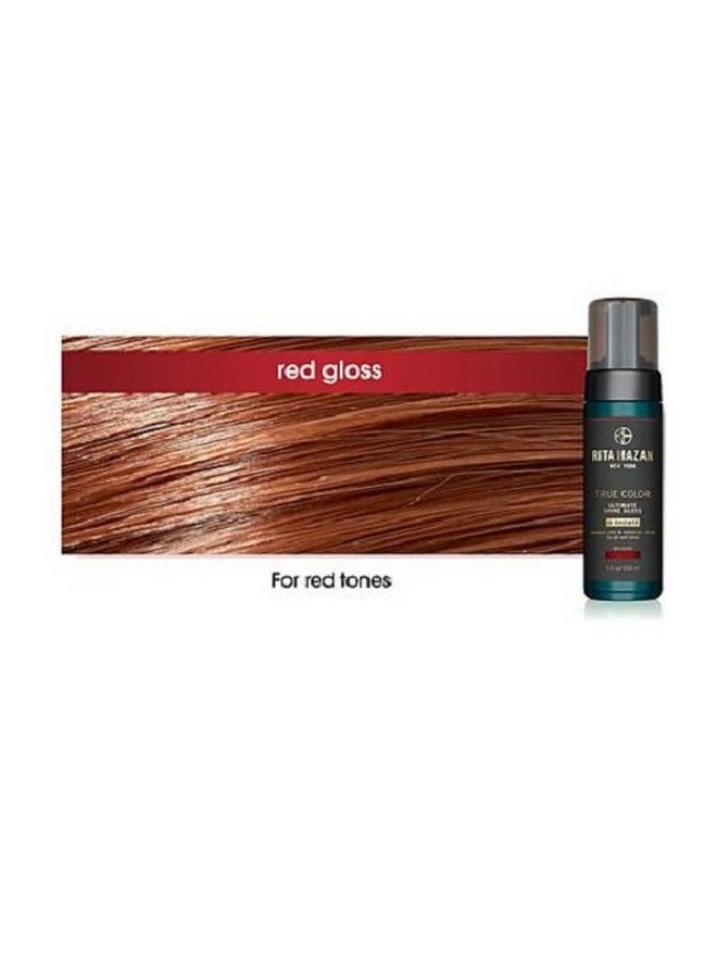 ريتا هازان ملمع الشعر Ultimate True Color Shine Gloss من ريتا هازان - يعزز لون الشعر بلمعان صحي - علاج للشعر اللامع - عبوة جديدة بتصميم جديد - 5 أونصة ملمع شعر أحمر - Image 4