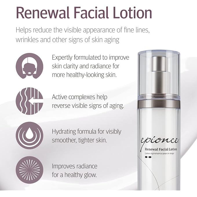 Epionce Renewal Facial Lotion, Anti-Aging Skin Barrier, Face Moisturizing Lotion with Vitamin C, Hyaluronic Acid, Malic Acid & Glycerin - Image 2