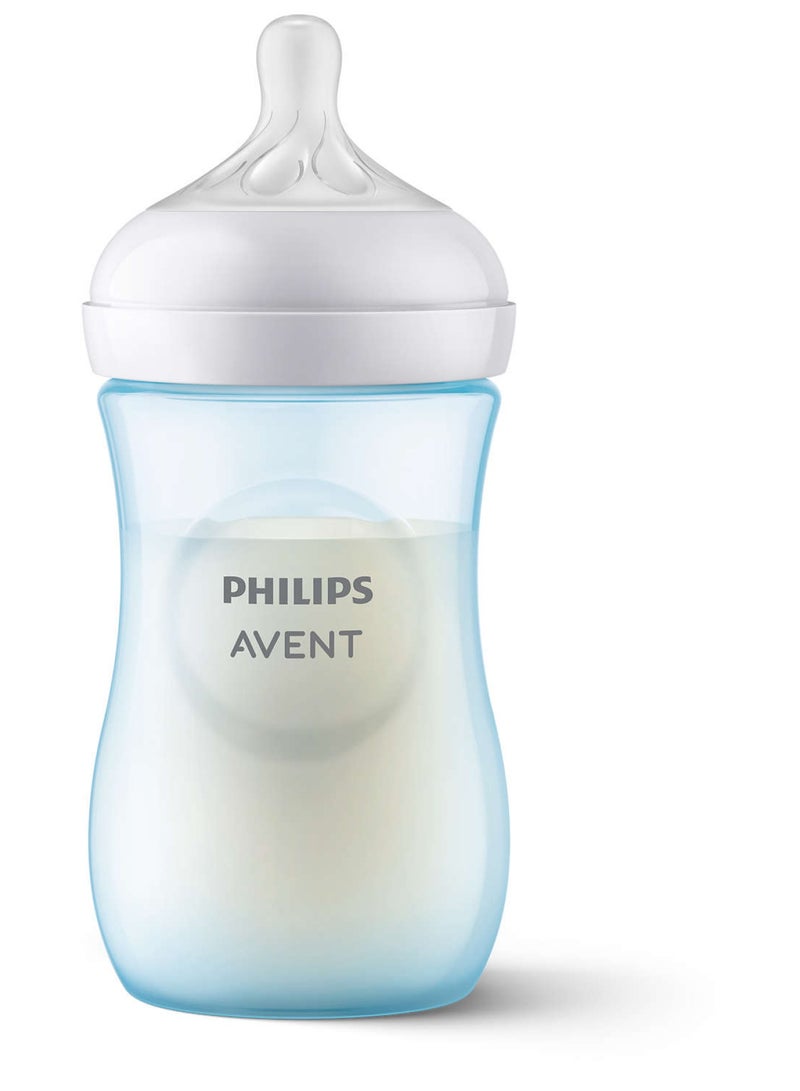 Philips Avent Natural Feeding Bottle 260Ml X1 Blue - Image 1