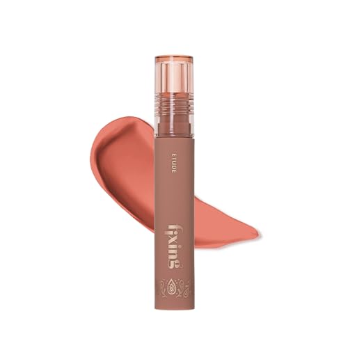 ETUDE Fixing Tint| Long Lasting Liquid Lipstick |Waterproof, Smudgeproof, Lightweight Matte Finish Lip Stain| Full Coverage|Korean Makeup|Limited Edition Fixing Tint| Nude Noor-4g - Image 1