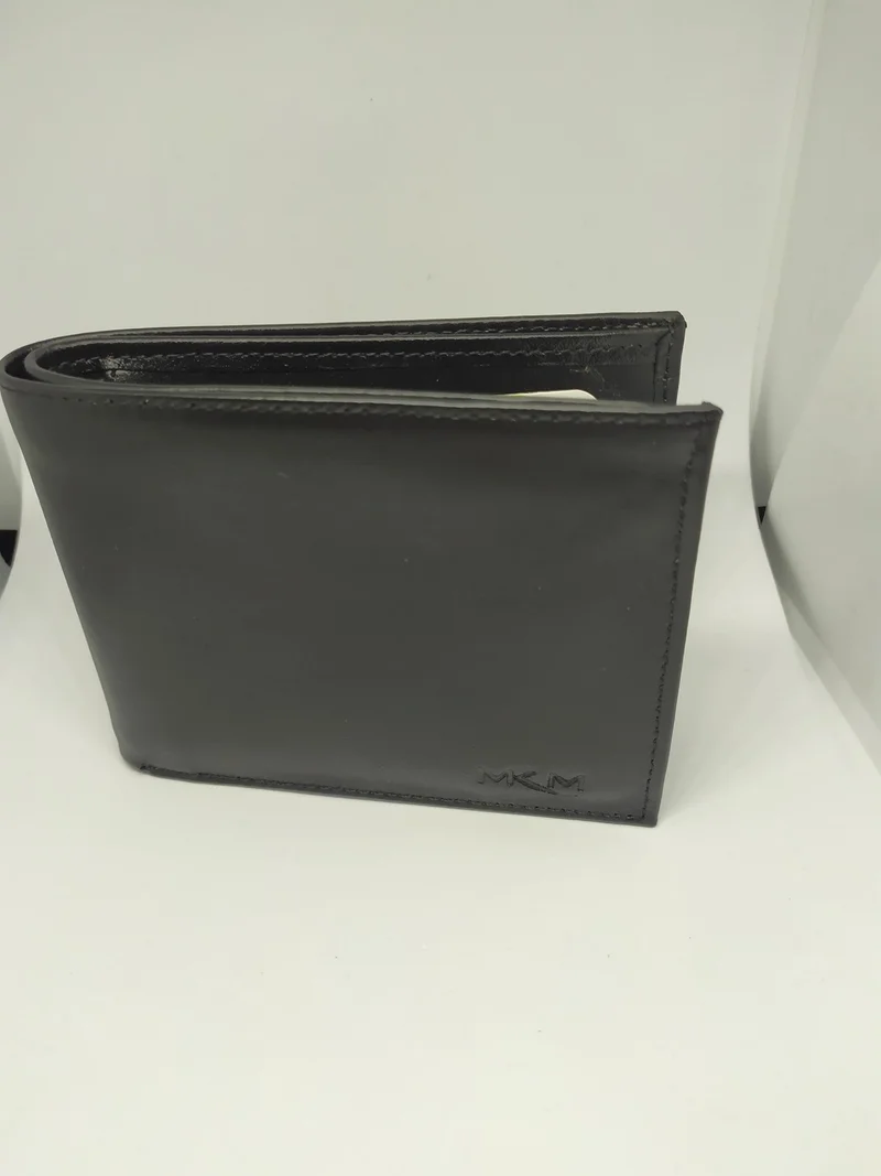 ام كي ام Leather Black Men's Wallet