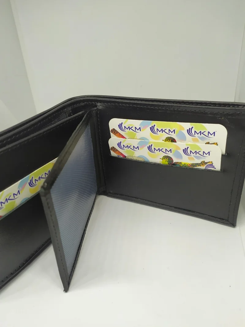 ام كي ام Leather Black Men's Wallet