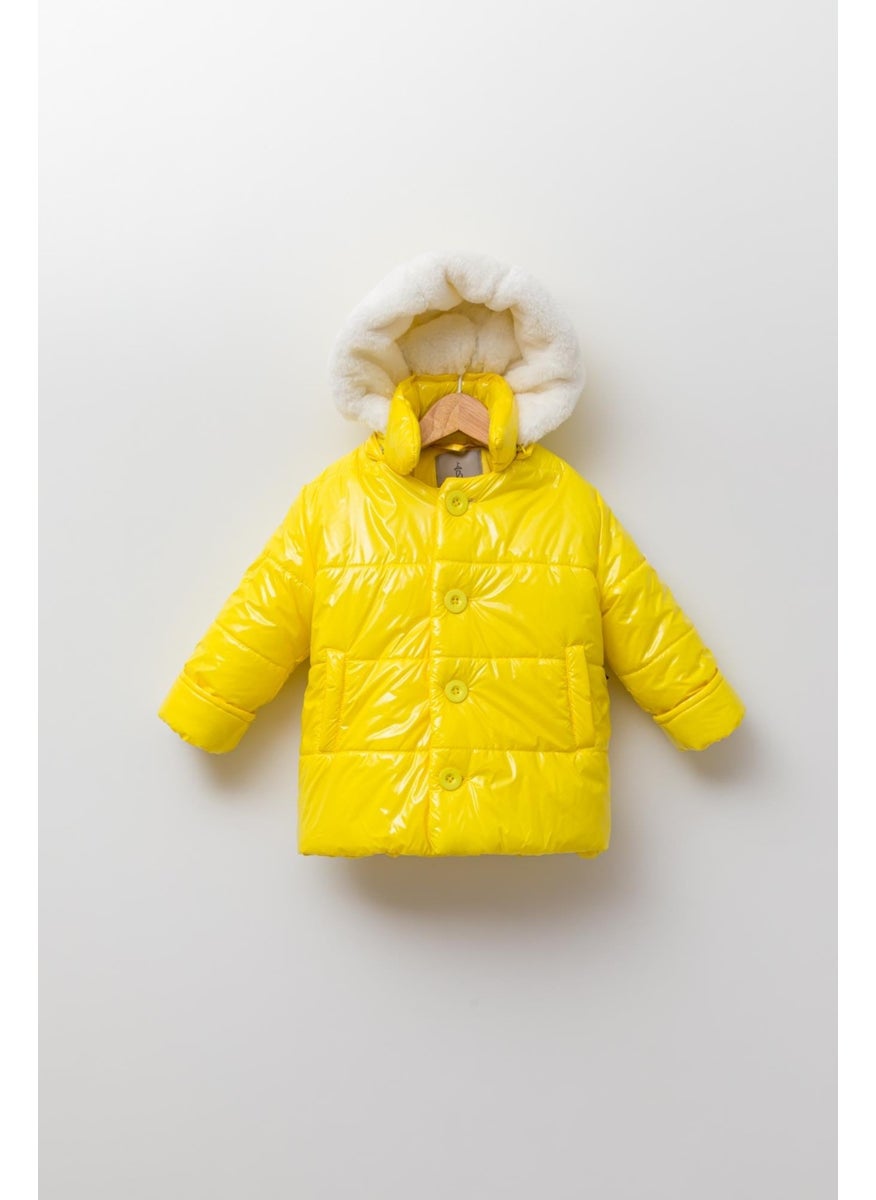 Baby Hola Hooded Water and Windproof Girl's Boy's Coat 13441  - Image 2