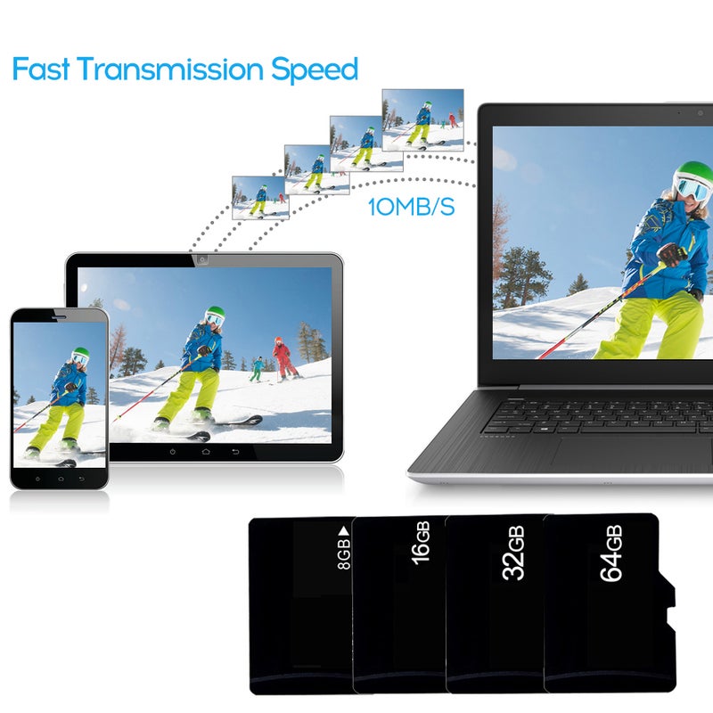 Class 10 TF Flash Memory Card Black - Image 3