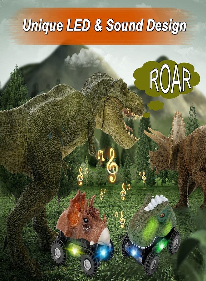 Niskite Dinosaur Car Toys for Toddler Kids: Dinosaur Toys for Kids 3-5 - Toys for 2 3 4 Year Old Boy Birthday Gift Ideas - Image 3