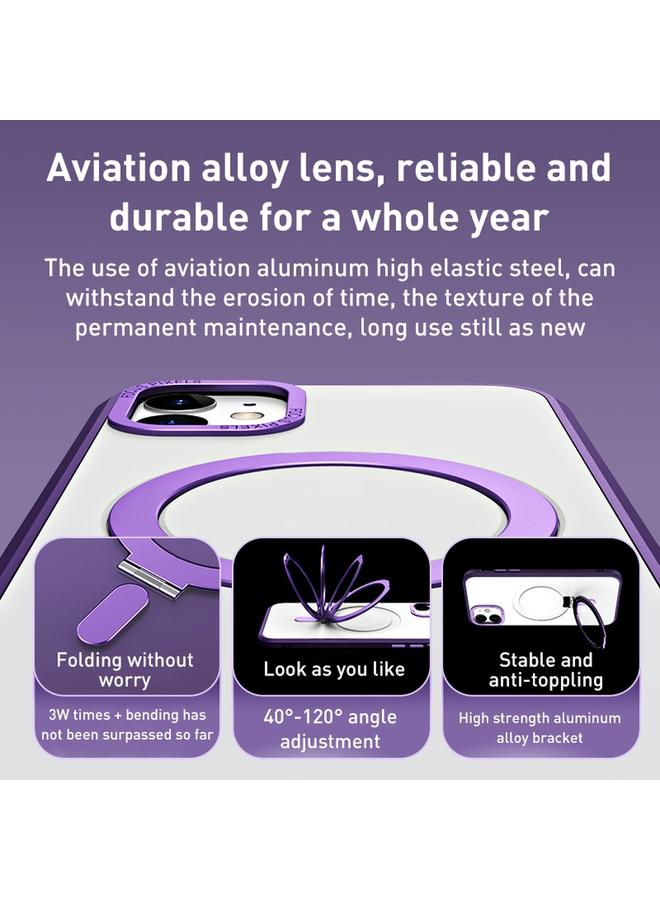 Zaboon Case For iPhone 11 Skin Feel MagSafe Shockproof Phone Case with Holder - Image 5