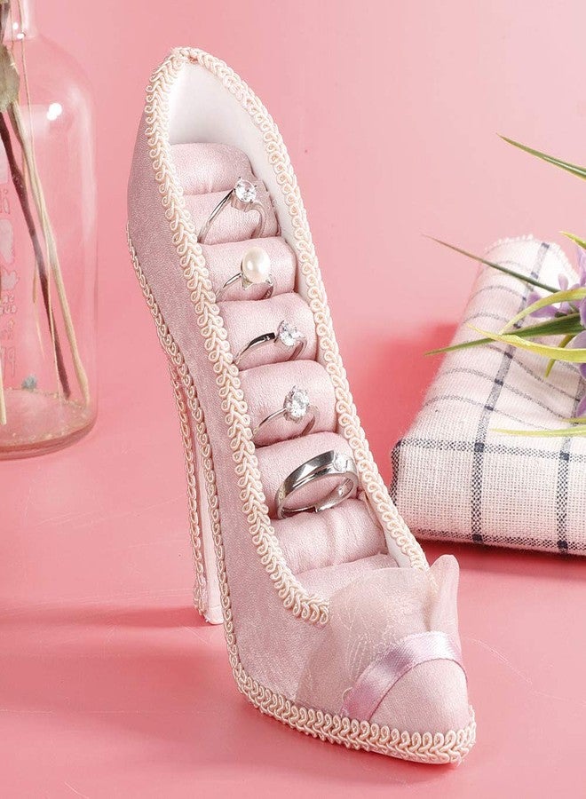 Estink Jewelry Display Stand, Model Dress High Heeled Shoes Earring Necklace Ring Jewelry Holder Stand Display for Earrings Necklace Ring Bracelet Jewelry Organization Home (High Heels) - Image 2