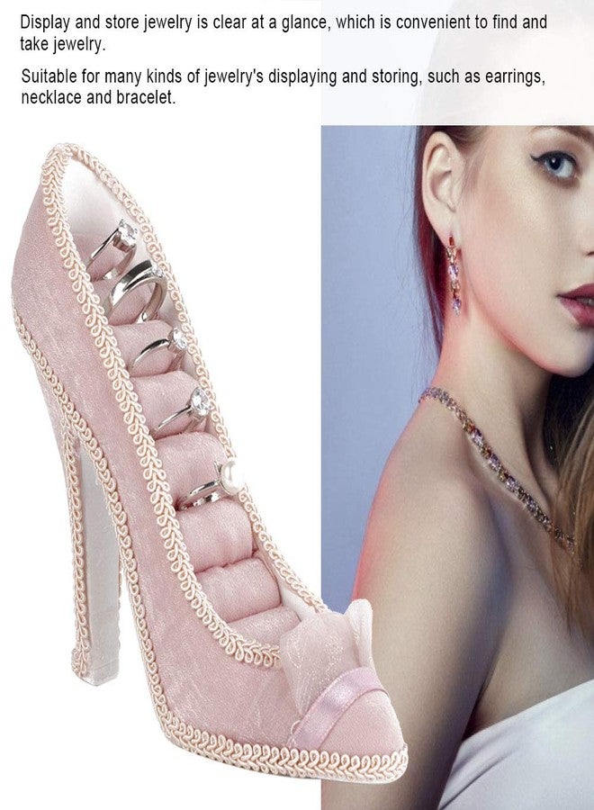 Estink Jewelry Display Stand, Model Dress High Heeled Shoes Earring Necklace Ring Jewelry Holder Stand Display for Earrings Necklace Ring Bracelet Jewelry Organization Home (High Heels) - Image 5