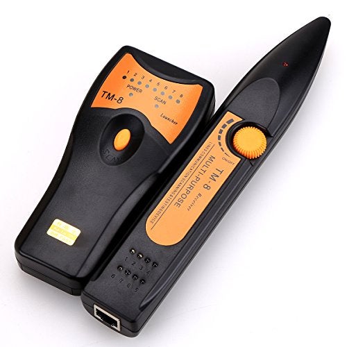 KELUSHI TM-8 RJ11 RJ45 Cat5 Cat6 LAN Network Cable TesterTelephone Wire Tracker Toner Detector Line Finder - Image 1