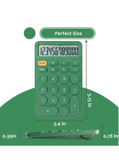 Excefore Calculator, Desktop Large Display and Buttons, Mechanical Switch Calculator 12 Digit for Office, School, Home & Business Use, Automatic Sleep, with Battery  - Image 2