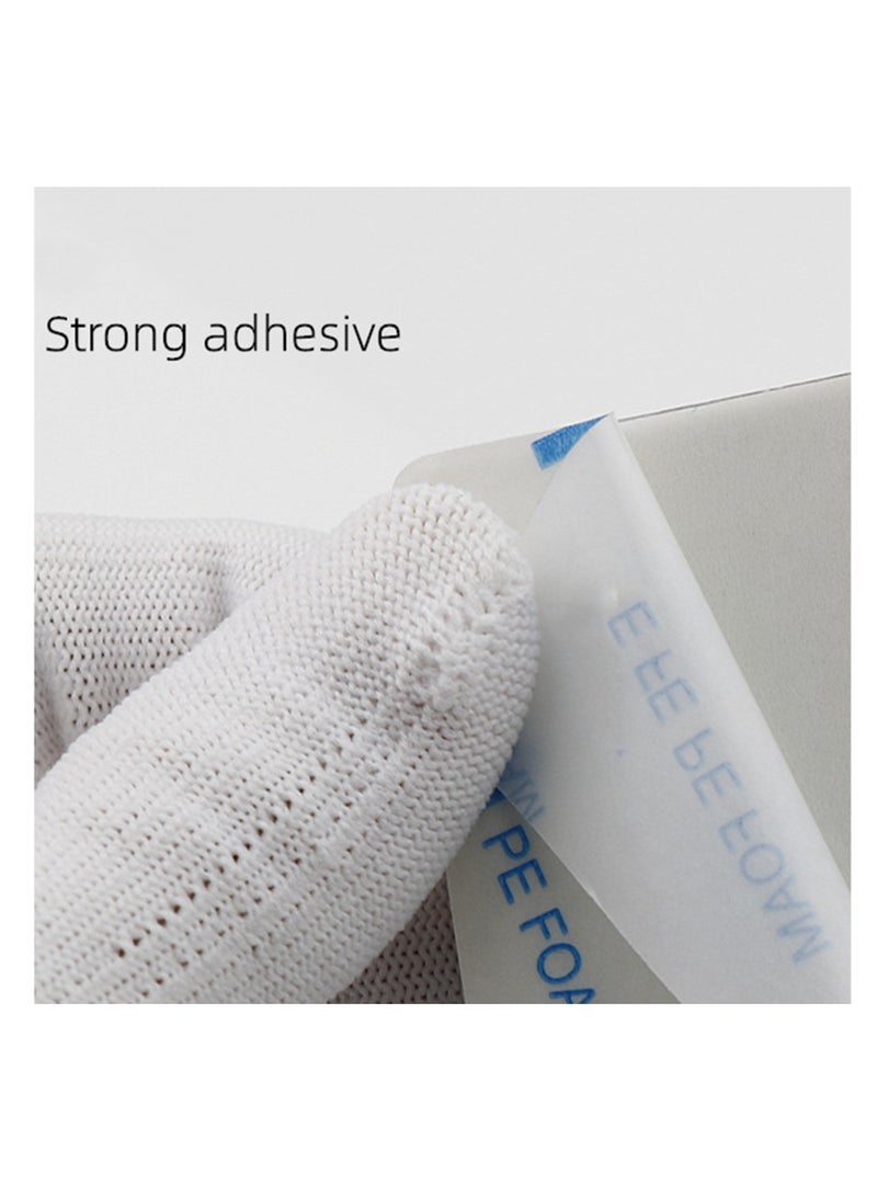 NOVOLAN Wall Hooks Heavy Duty 8 Pack Adhesive Hooks Stainless Steel Hangers Nail Free Utility Hooks, Self Adhesive Hooks for Hanging Clothes Towel Calendar Available For Bathroom Home Kitchen (Silver) - Image 5