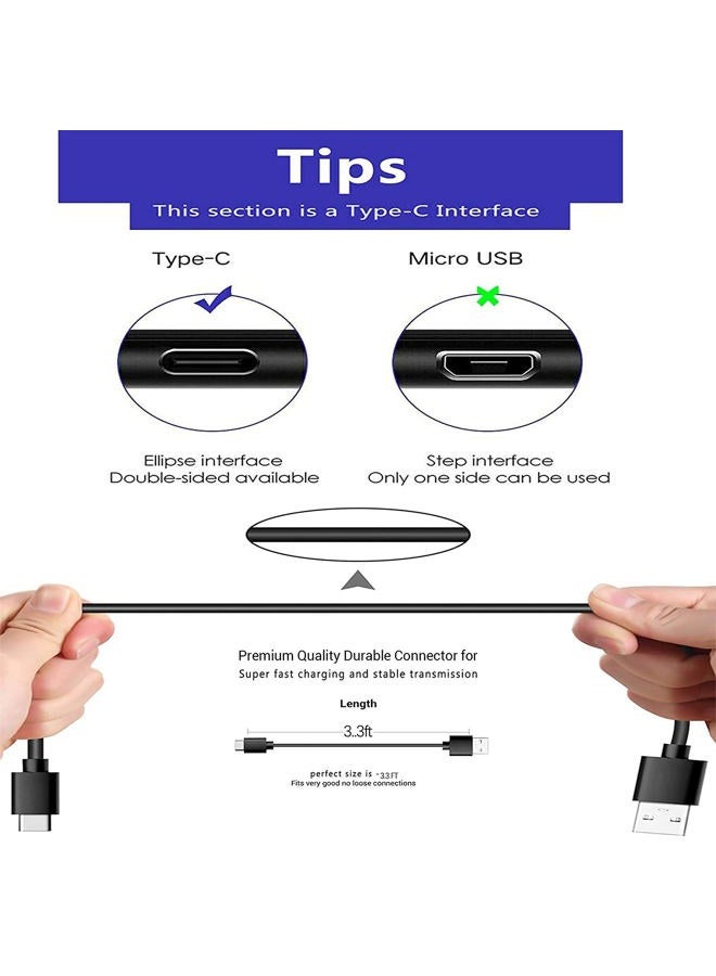 WZHENB USB Type C Charger Charging Cable Compatible with Anker Soundcore Life P2 A2, NC Life A1, Liberty Air 2, 2 Pro, Life U2 Dot 2, Liberty 2 Pro Spirit X2 Dot 2 Earbuds & More USB-C Earbuds Headphones - Image 4