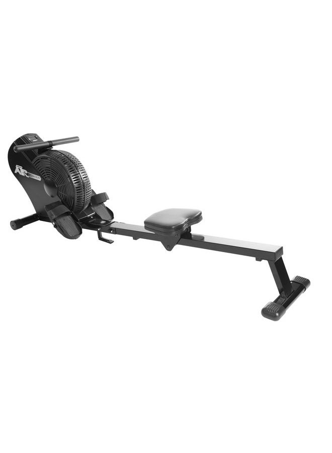 Stamina (Black) - ATS Air Rower Rowing Machine LCD Monitor Dynamic Air Resistance Folding Design Tone Muscle and Improve Heart Health - Image 1
