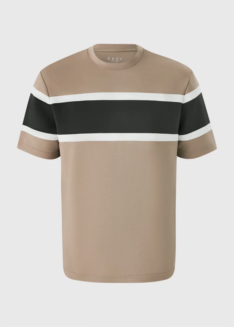Matalan Stone Chest Panel T-Shirt