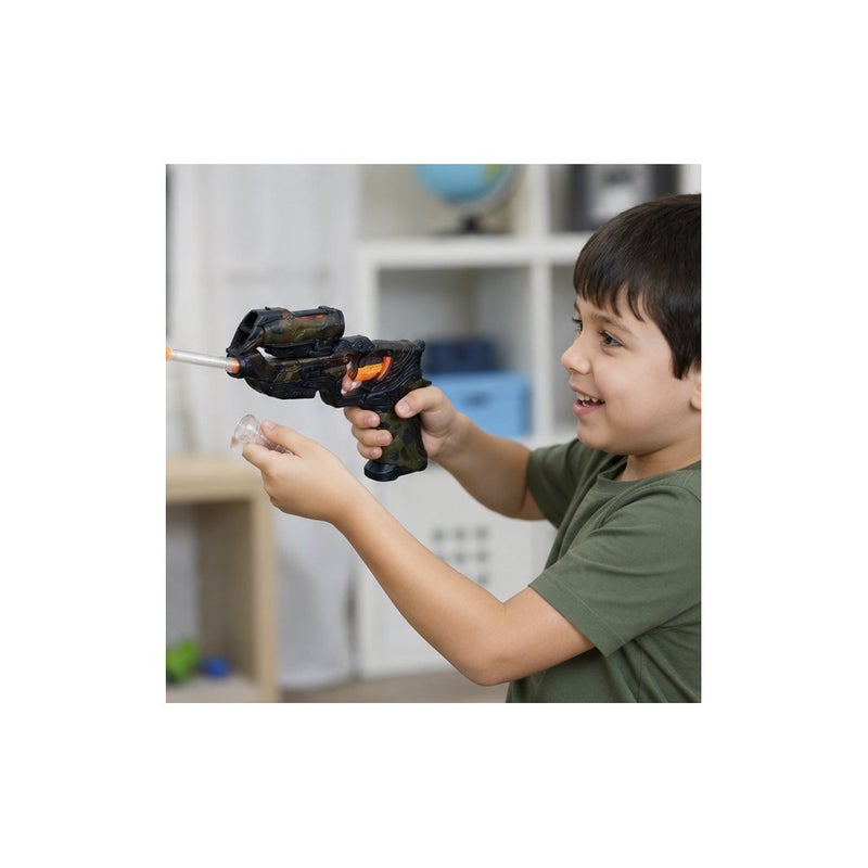 Pioneer Toy Blaster Gun Set for Ages 6 and Above, with Foam Darts and Target Figures, Camouflage - Image 4