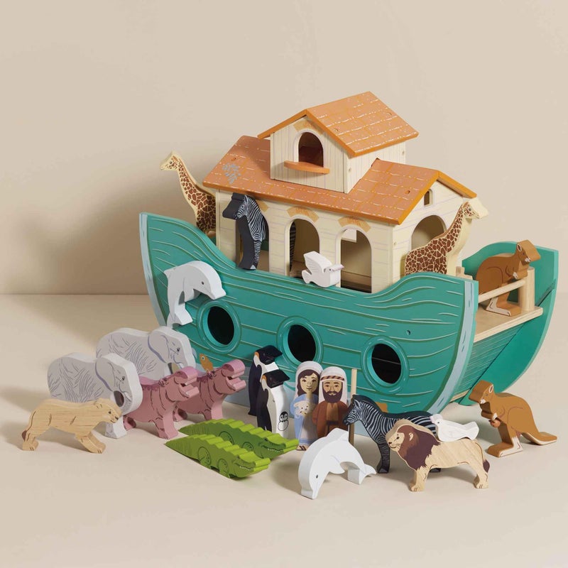 Le Toy Van  Pretend Play Educational Wooden Ark Role Play Toy  Suitable for A Boy Or A Girl 3 Years Old Or Older TV259 - Image 3