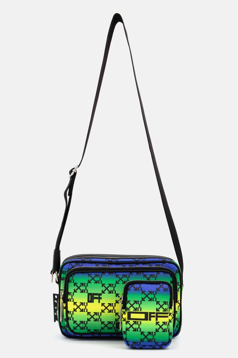OFF-WHITE حقيبة كاميرا للرجال بتصميم مونوغرام، متعددة الألوان - Image 1