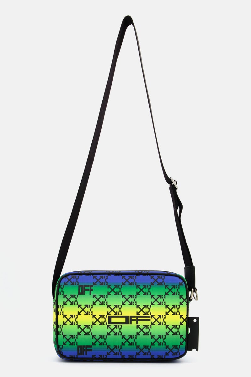 OFF-WHITE Men Monogram Cross Body Camera Bag, Multicolor - Image 3