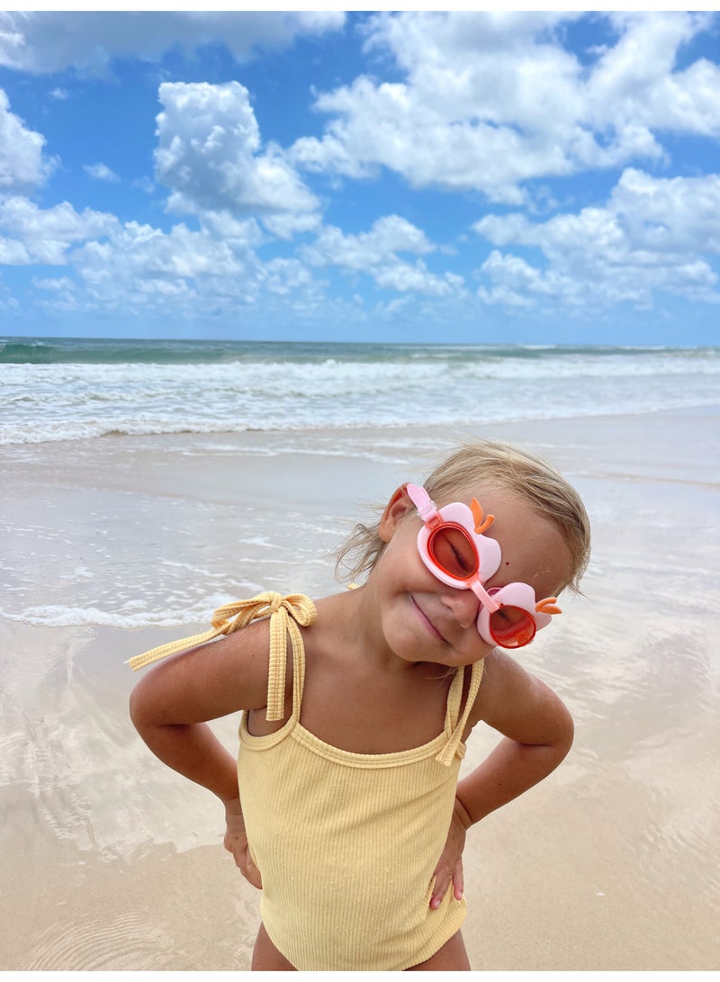 SUNNY LIFE Kids Swim Goggles – Cotton Candy Cherry Color – Adjustable Strap & Soft Silicone Seal – Anti-Fog & UV Protection – Fun & Comfy Swimming Glasses for Kids - Image 5