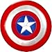 YMMAALE 12 Inch Captain Round ShieldSuperhero Shield Prop Role Play ToyHalloween Cosplay Shield for Birthday GiftParty Decoration - Image 3