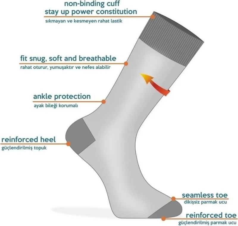 جويث Breathable Elegant 200 Needle Seamless 5 Pairs Bamboo Socks Black