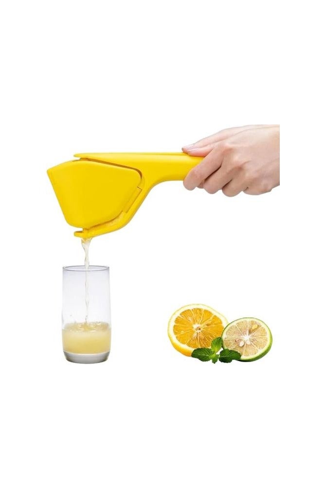 Manual Lemon Juicer - Food-Grade Material, Efficient for Lemon, Lime, Orange | Easy to Clean & Foldable for Space-Saving Storage - Image 1