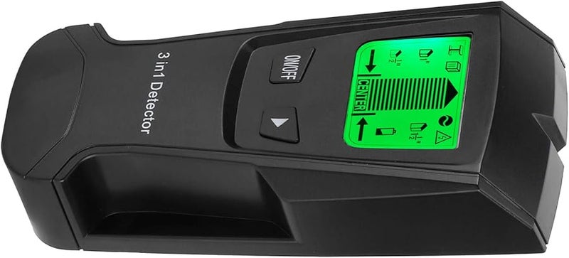 Aqxreight 3 In 1 Metal Wood AC Wire Detector With LCD Display And Sound Warning Black - Image 5