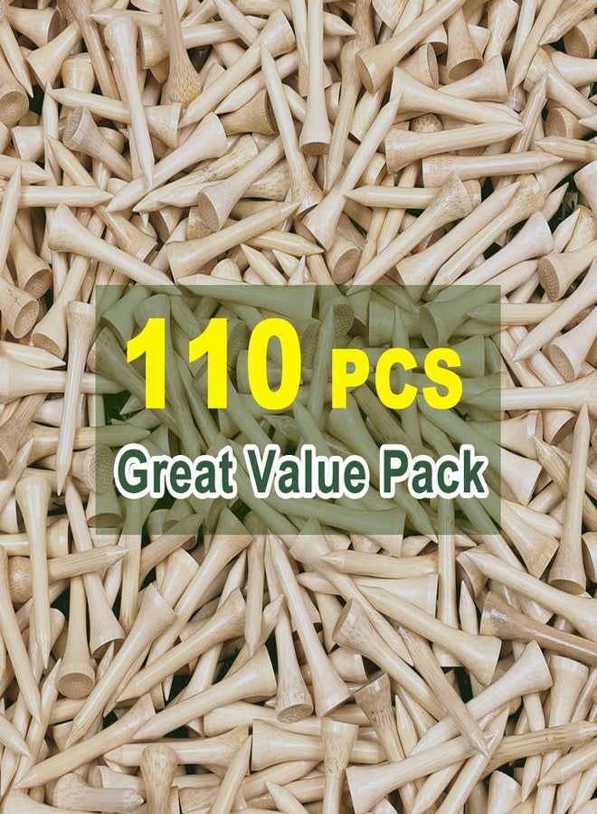 JYWYBF 110 Pcs Bamboo Golf Tees 3 1/4 Inch, Friendly Biodegradable, Long and Tall Golf tees, More Durable and Stable (110, 3 1/4 inch) - Image 5