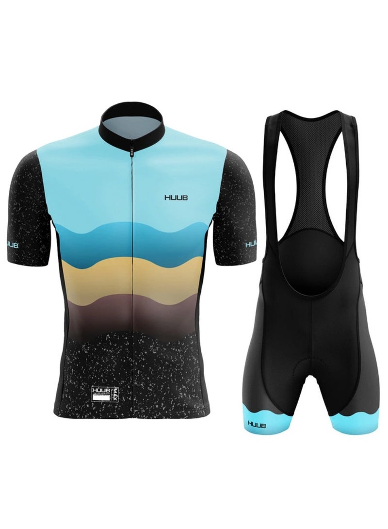 KUYING GR New Summer Outdoor Sunscreen Moisture Absorption Quick Drying Bicycle Women's Cycling Clothing Set  - Image 1