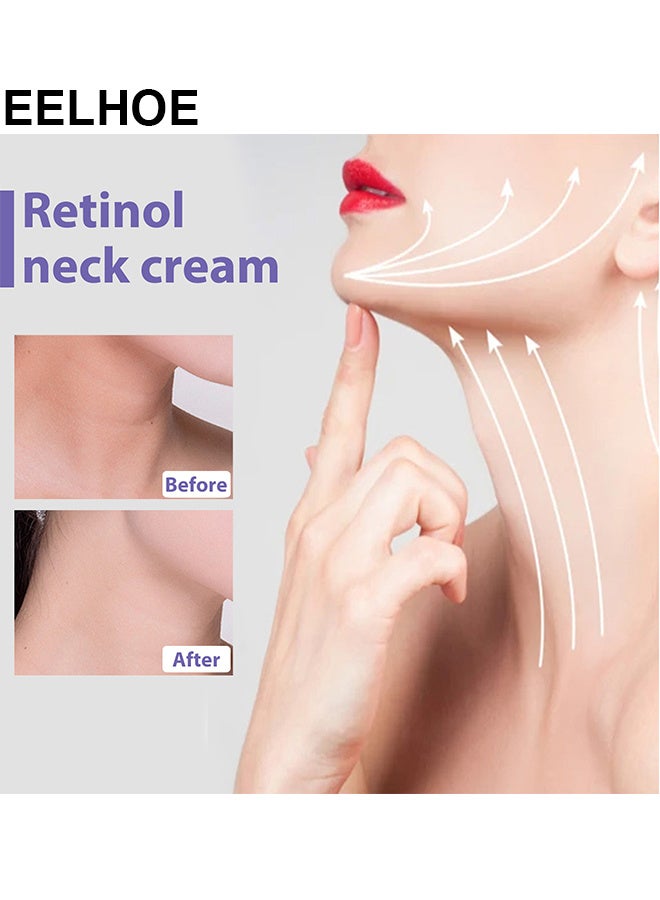 إيلهو كريم الريتينول للرقبة ، تتلاشى خطوط الرقبة ، تدليك الرقبة لشد وترطيب البشرة ، إعادة تشكيل سوان 40 جرام - Image 5