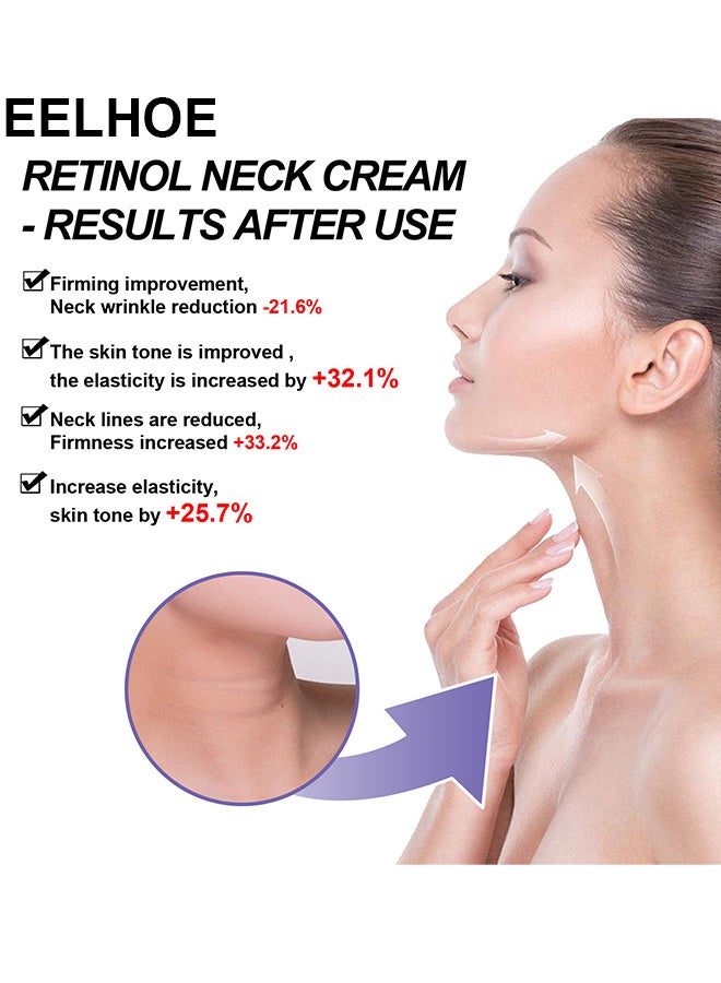 إيلهو كريم الريتينول للرقبة ، تتلاشى خطوط الرقبة ، تدليك الرقبة لشد وترطيب البشرة ، إعادة تشكيل سوان 40 جرام - Image 4