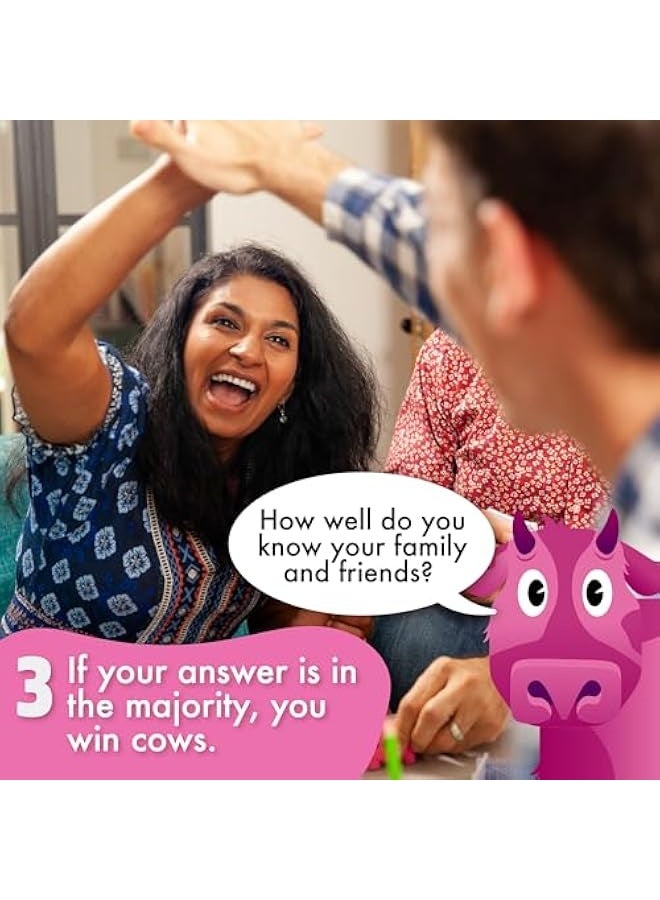 Herd Mentality: Udderly Hilarious Board Game | Easy Setup  Play | Loved by Millions of Families  Friends | Perfect for 4-20 Players - Image 4