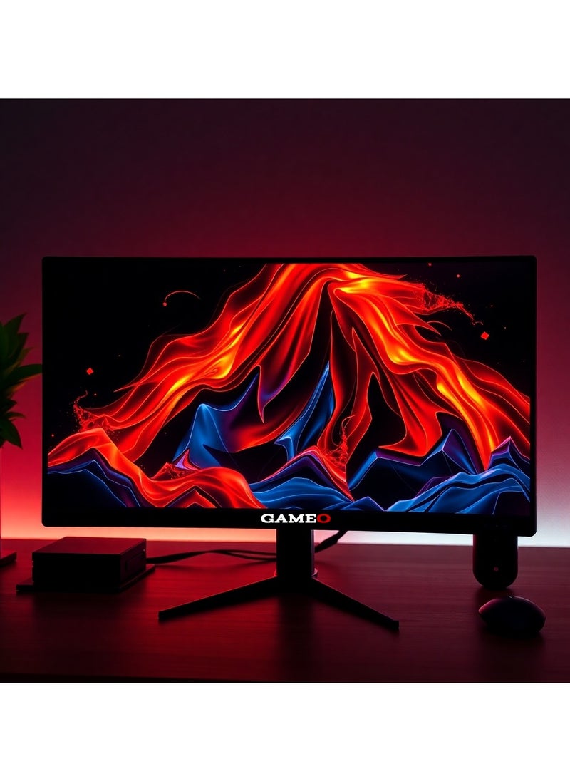 جامو - شاشة ألعاب منحنية مقاس 27 بوصة (3840x2160) UHD Ultra HD| 4K مع لوحة VA، 165 هرتز، حتى 1 مللي ثانية، حامل قابل للتعديل، HDMI 2.1، TYPE-C، DP1.4، HDR، UHD Fast VA Gaming وAMD FreeSync | MR27UHD165VA - Image 1