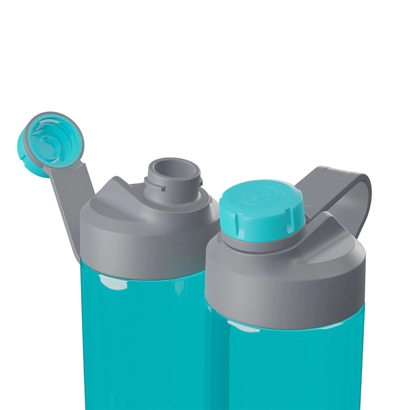 GROB HidrateSpark TAP Smart Water Bottle Scuba Tritan Plastic Tap to Track Water Intake Glows to Remind You to Stay Hydrated Chug Lid Scuba 680ml Smart Living Product - Image 2