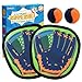 Qrooper Toss and Catch Ball Game Set Birthday Gifts for 3 4 5 6 7 8 Years Old Boys Girls Yard Camping Outdoor Games for Adults and Family Paddle Ball Baseball Pool Beach Toys for Kids Ages 48 812 - Image 2