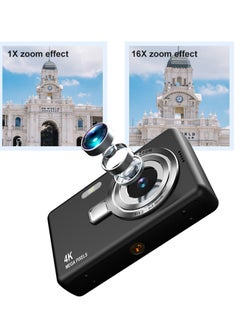 ASIV Instant Camera - Desert-Proof Design, 48MP, 16x Zoom, Retro Travel Vlog Camera for TikTok and Instagram  - Image 2