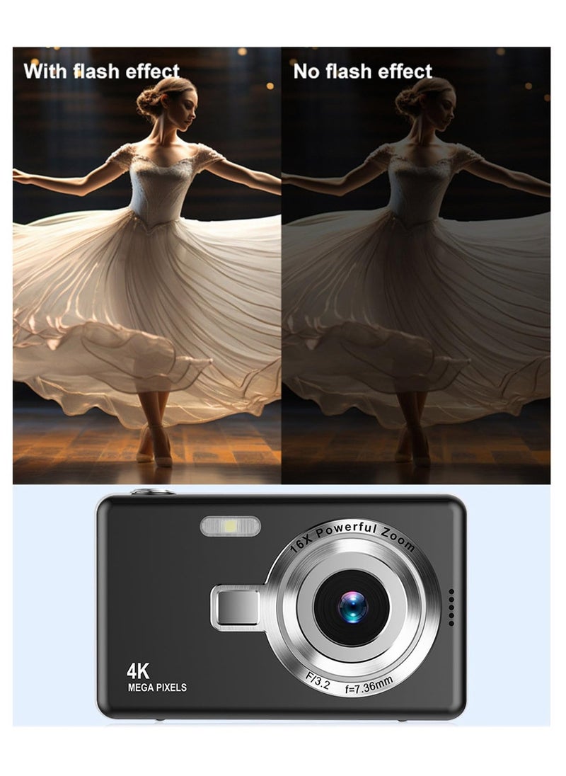 ASIV - Instant Camera - Desert-Proof Design, 48MP, 16x Zoom, Retro Travel Vlog Camera for TikTok and Instagram - Image 1