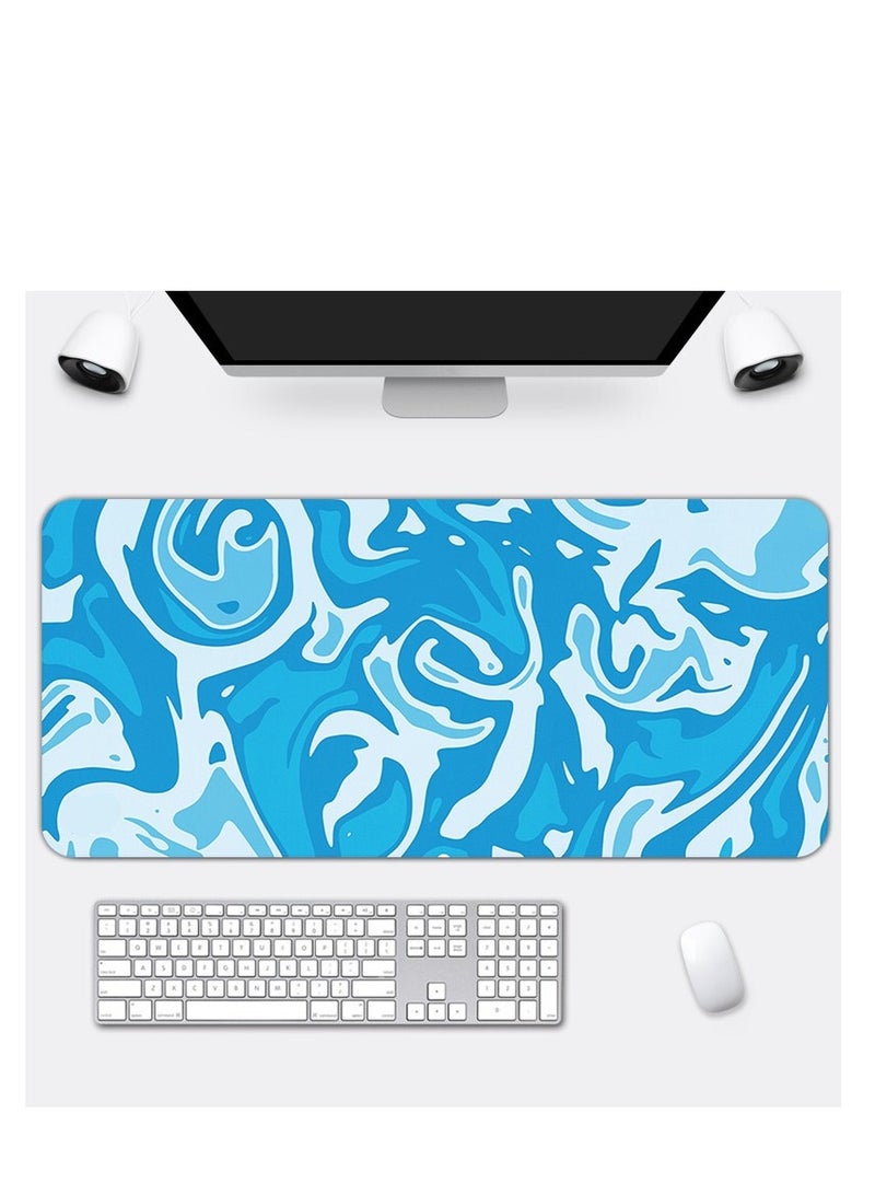 Gaming Mouse Pad,Extended Large Mat Desk Pad, Stitched Edges Mousepad, Long Non-Slip Rubber Base Mice Pad(31.5x11.8x0.12 Inch)