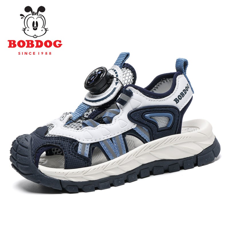 Babu Bean Swivel Buckle Children'S Sneaker Single Mesh Frame Shoes Children'S Shoes Boys And Girls Sports Semi-Sandals - Image 4