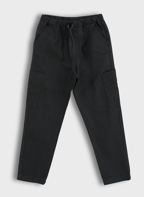 Elastic Waist Boys' Cargo Trousers