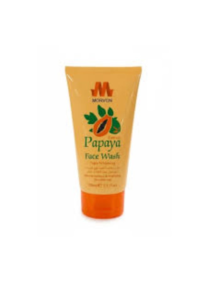 MORVON EXTRACT PAPAYA WHITING FACE WASH 150 ML