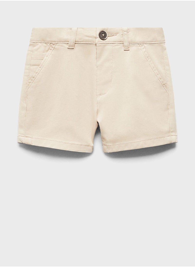 MANGO - Kids Essential Bermuda Shorts - Image 1