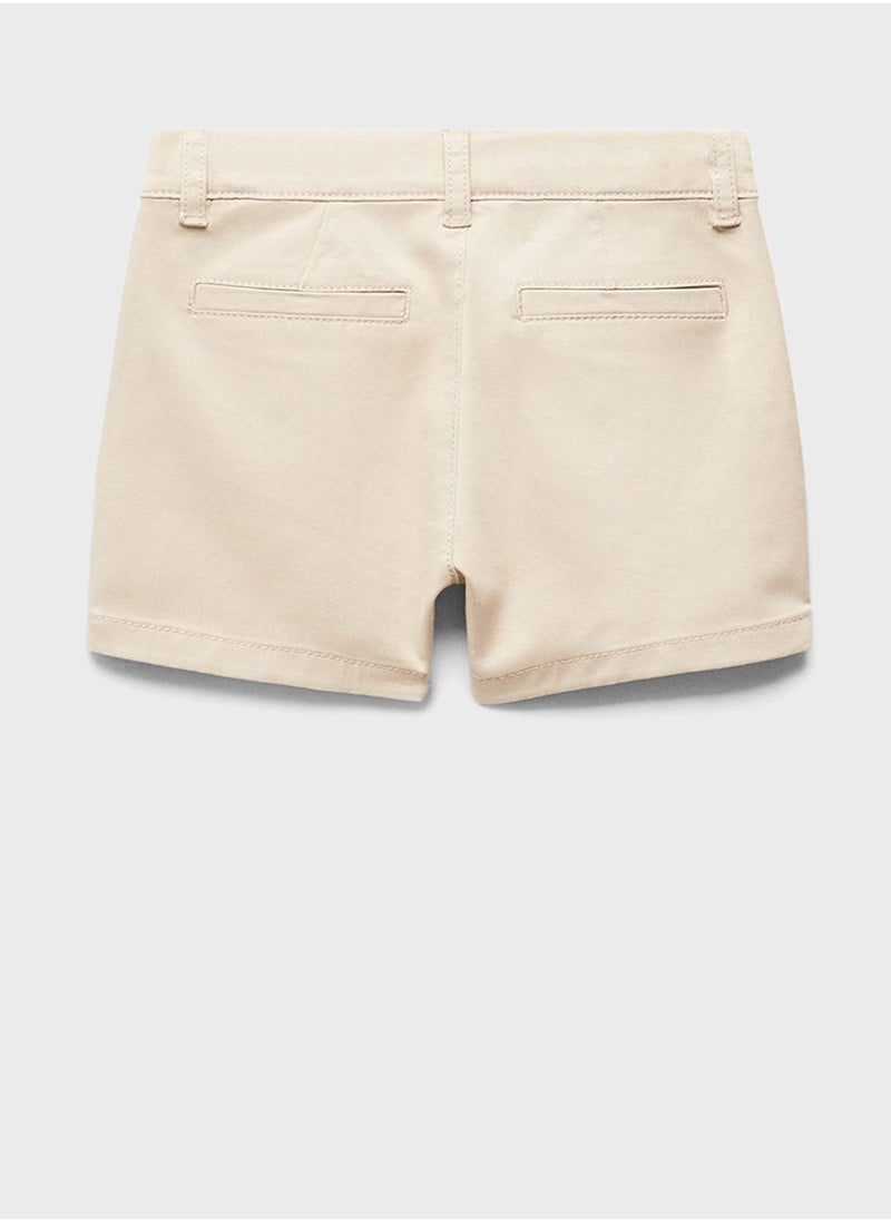 MANGO - Kids Essential Bermuda Shorts - Image 1