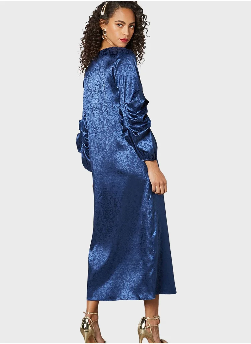 SIVVI for HANIYA Printed Ruffle Detail Dress