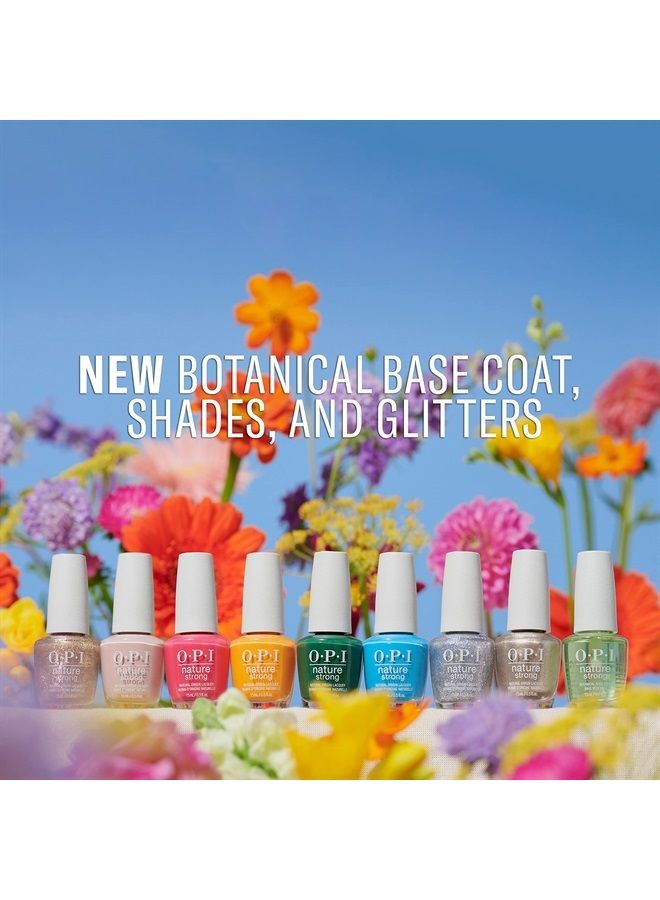 OPI Nature Strong Vegan Nail Polish, Big Bluetiful Planet, Blue Nail Polish, Natural Origin, Cruelty-Free Nail Lacquer, 0.5 fl oz. - Image 4