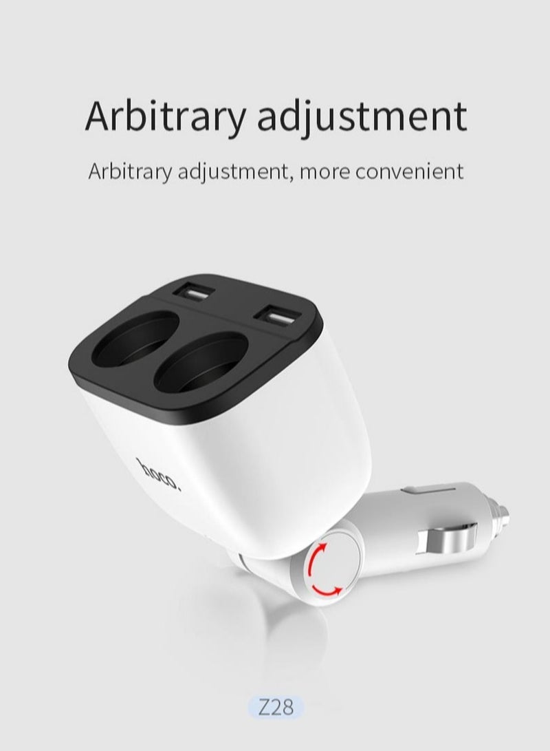 Hoco Z28 Power Ocean in-car charger with digital display - Image 2