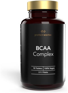 THE PROTEIN WORKS Bcaa Complex Tablets 2:1:1 Ratio 90 Tablets  - Image 1