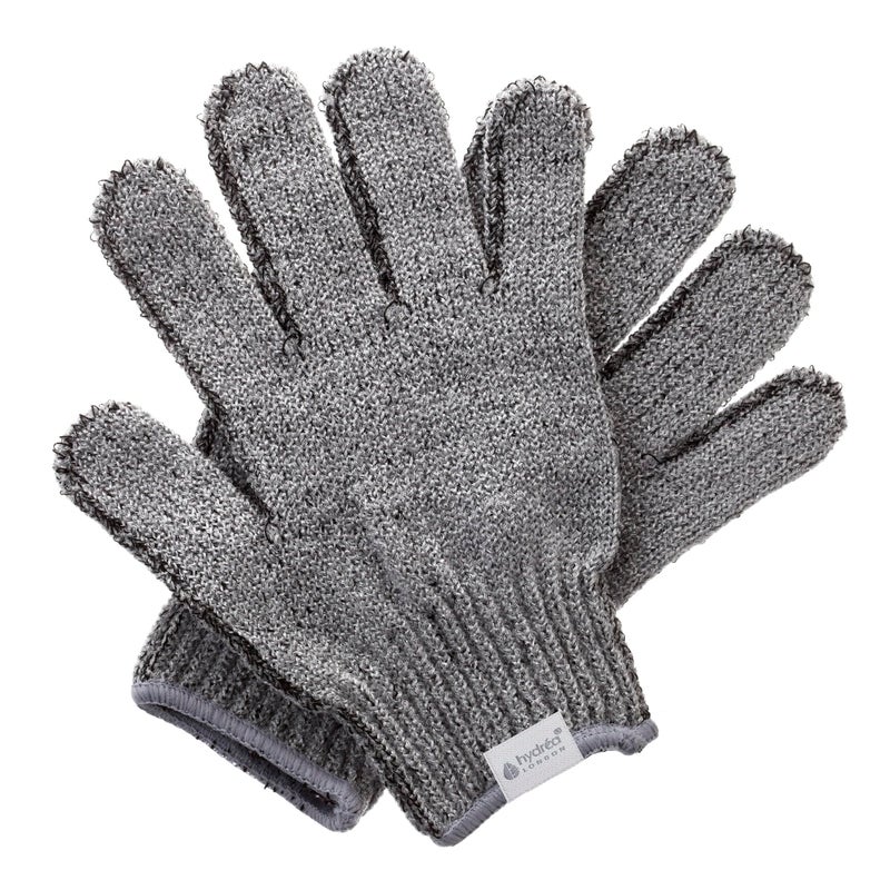 Hydrea London Carbonized Bamboo Exfoliating Gloves BCEG1 by Hydrea - Image 1