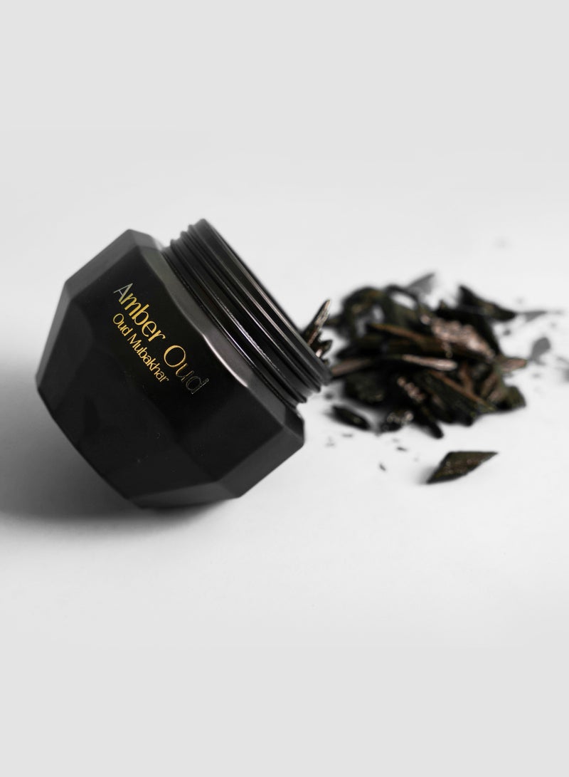 اوج للعطور مبخرة العود والعنبر - مبخرة فاخرة لرائحة عطرية مميزة | عطر شرق أوسطي تقليدي | مثالية للمنزل والهدايا 36جرام  - Image 4